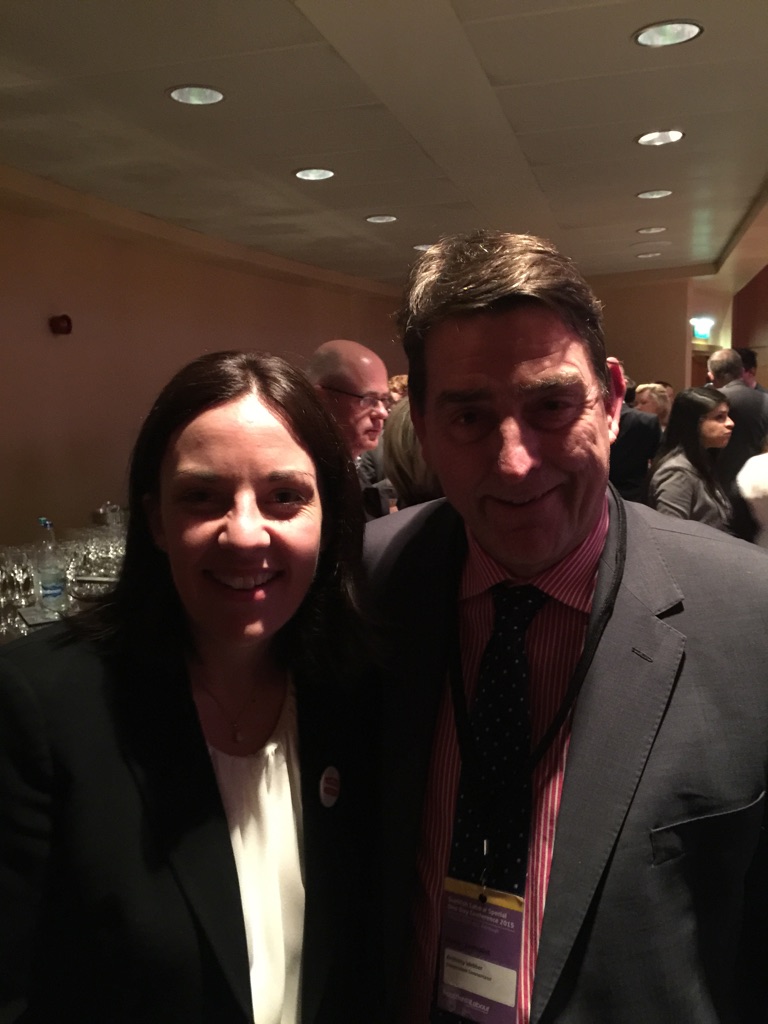 Anthony with Kezia Dugdale, Scottish Labour Deputy Leader